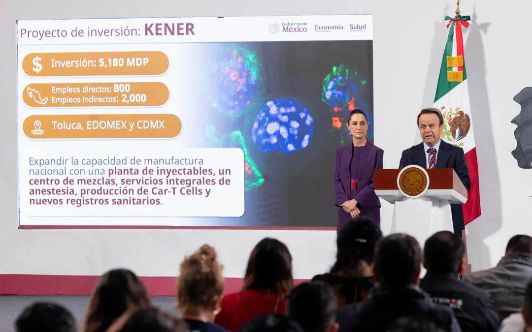 Invertirán 4 farmacéuticas 560 mdd en México para fortalecer la autosuficiencia