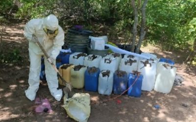 Detienen a 5 y decomisan armas en cuatro municipios de Sinaloa; hallan áreas de almacenamiento de sustancias químicas en Cósala y Culiacán