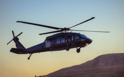 Fuerzas de seguridad de Chiapas abaten a dos presuntos sicarios; utilizan helicóptero Black Hawk