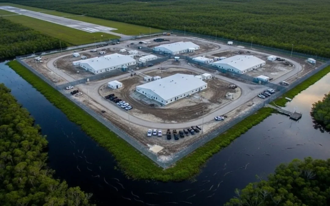 Sheinbaum rechaza criminalización de migrantes tras apertura de Alligator Alcatraz en Florida