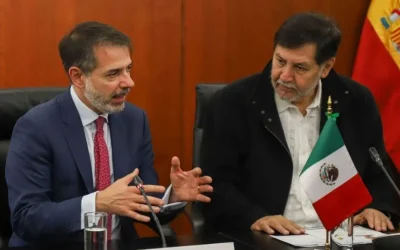 Coinciden en fortalecer las relaciones entre México y España el Presidente del Senado y el Embajador Juan Duarte Cuadrado.