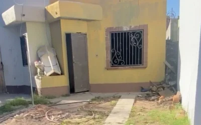 Hallan restos humanos en el patio de una casa en Cajeme, Sonora