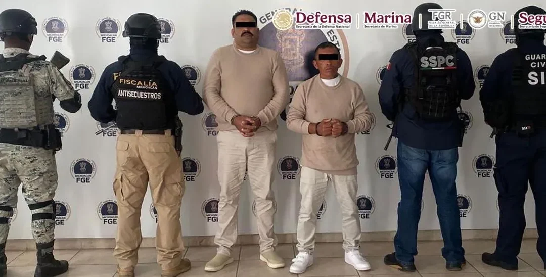 Caen dos integrantes de “Los Viagra” en Morelia