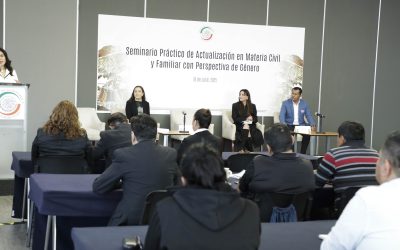 Abren seminario para la implementación del Código Nacional de Procedimientos Civiles y Familiares