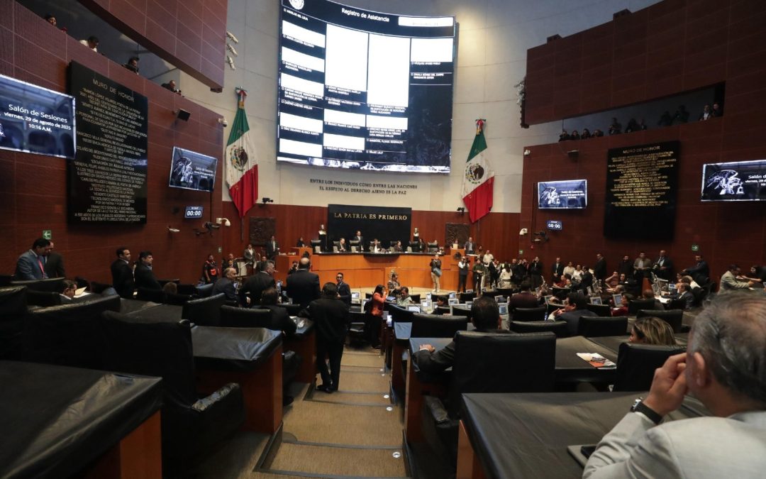 Eligen a panistas Imelda Sanmiguel y Gustavo Sánchez Vázquez, como Vice presidenta y Secretario de la Mesa Directiva del Senado.