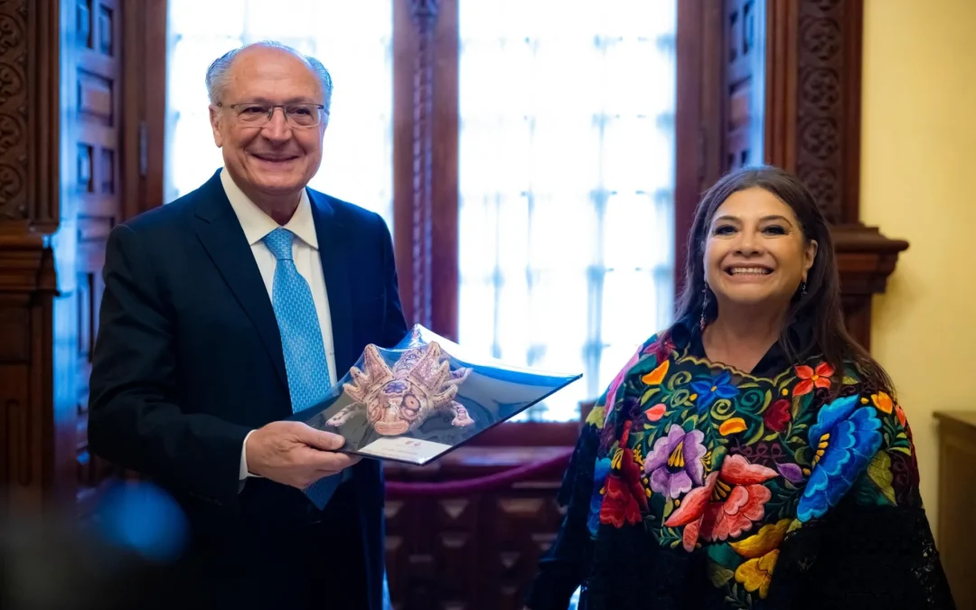 Entrega Brugada las llaves de la CDMX al vicepresidente de Brasil