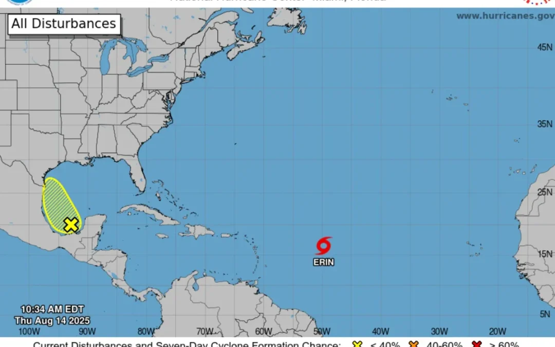 Se convierte “Erin” en el primer huracán de la temporada del Atlántico