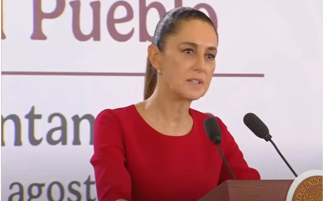 Reitera Sheinbaum que en México “manda el pueblo” y no EUA como lo aseguró Trump