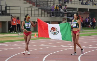 Karla Serrano y Valeria Flores hacen el 1-2 en los 20 km marcha en Asunción 2025