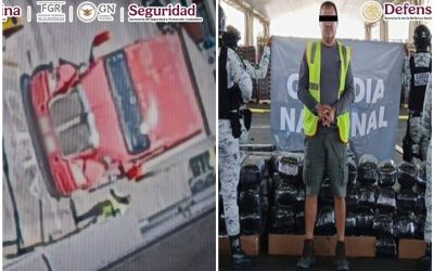 Decomisan casi 2 toneladas de metanfemina y mariguana en Garita de Otay, Tijuana
