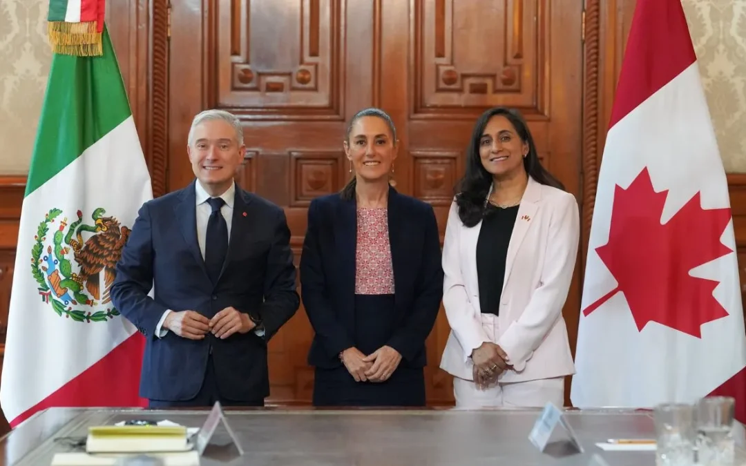 “Fortalecemos la relación”: Sheinbaum se reúne con ministros de Canadá
