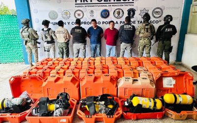 Detienen a dos sujetos por asalto a plataforma de Pemex en Campeche