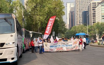 Hoy lunes 11 de agosto marcharán la ANUEE y trabajadores del Gobierno en la CDMX