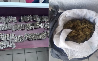 Aseguran más de 1,800 cartuchos y 30 kilos de droga en operativo en Chihuahua