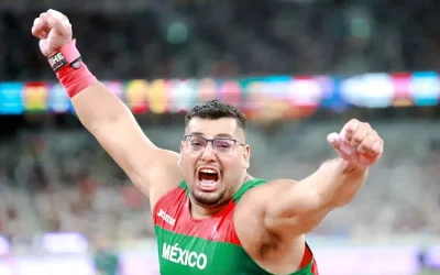 Mexicano Uziel Muñoz gana medalla en Mundial de Atletismo e impone récord