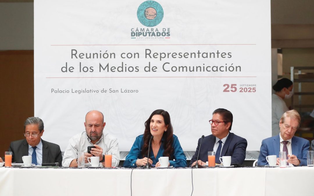 Reconocimiento, respeto, aprecio y gratitud de la presidenta de Cámara de Diputados, Kenia López Rabadán, a los Periodistas.