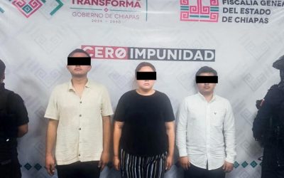 Detienen a tres presuntos secuestradores y homicidas de un menor en Chiapas