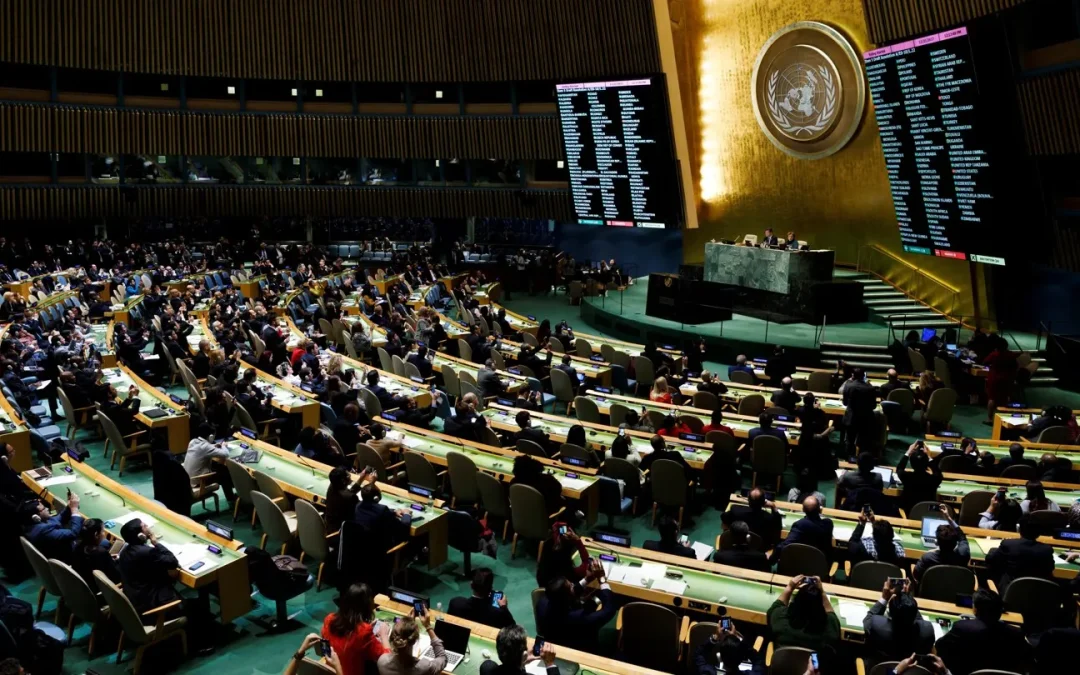 Aprueba Asamblea General por mayoría aplastante que Palestina participe por video