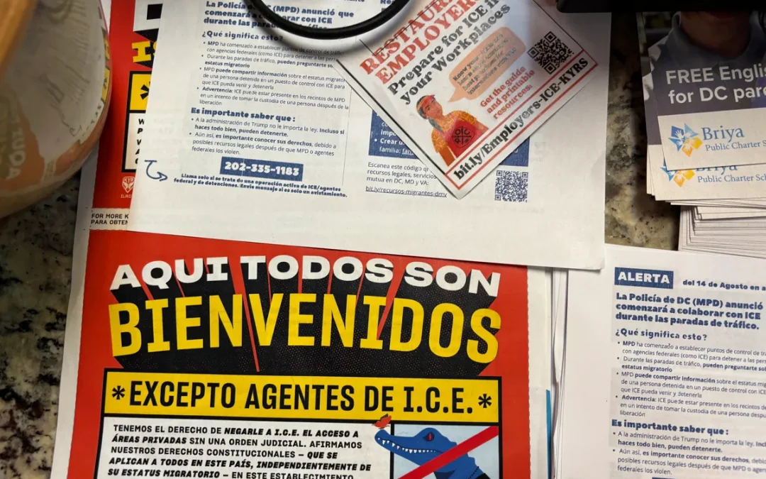 Demandan al Gobierno Trump para detener redadas migratorias en la capital de EUA