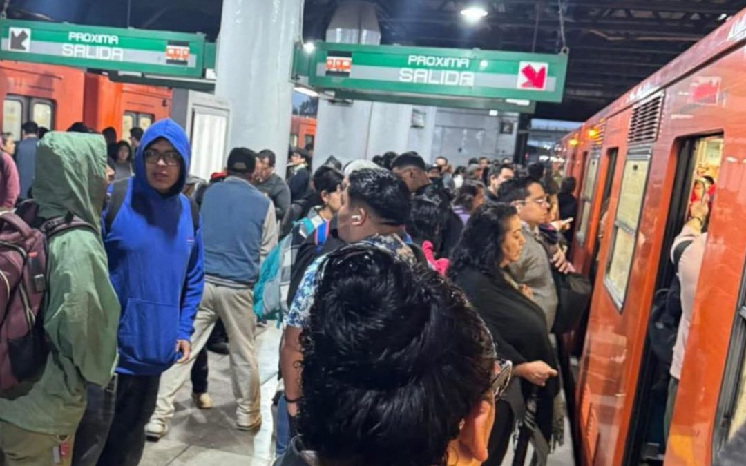 Lluvia complica avance en Metro CDMX; estas son las líneas afectadas