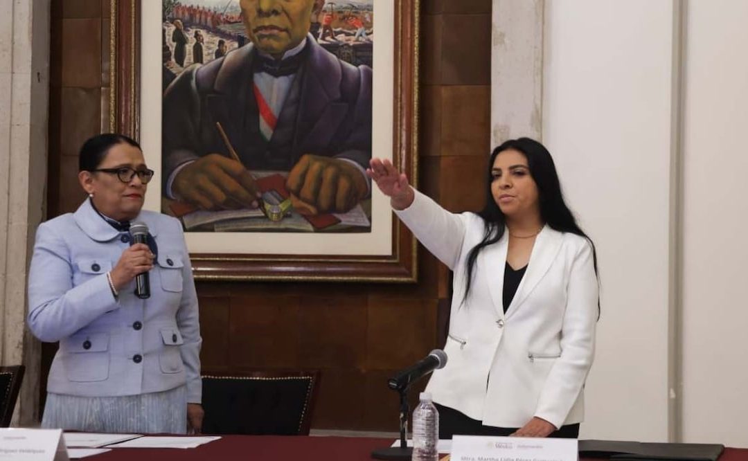 Martha Lidia Pérez rinde protesta como nueva Comisionada Nacional de Búsqueda