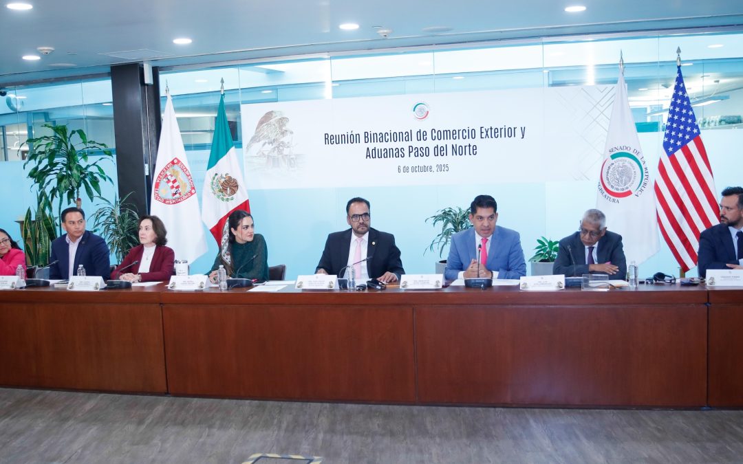 Proponen en el Senado crear grupo técnico binacional para atender necesidades de Puentes Fronterizos México-EU.