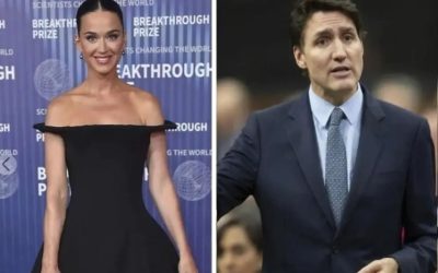 Captan a Katy Perry y exprimer ministro de Canadá muy cariñosos en yate