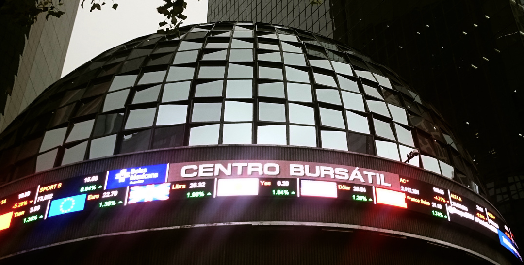Gana la Bolsa Mexicana 0.33% en jornada con cierres positivos a nivel global