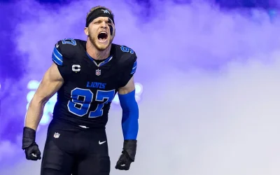 Aidan Hutchinson firma una extensión de contrato por 4 años y 180 mdd con los Lions