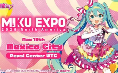 Hatsune Miku regresa a México con su MIKU EXPO 2026 en el Pepsi Center