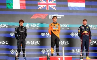 Lando Norris gana el GP de Brasil y acelera el ritmo rumbo al campeonato mundial