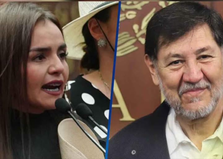 Hizo mutis la presidenta del Senado sobre lo que dijo el Sen. Noroña contra la viuda del asesinado Alcalde de Uruapan.