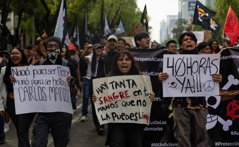 Generación Z marcha en la CDMX