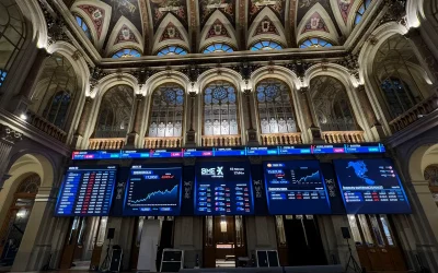 Cae mayoría de bolsas europeas alrededor del 2% al cierre, por las dudas con inversiones en IA