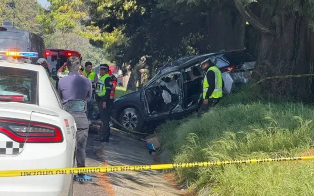 Familia muere en accidente vial sobre la México-Cuernavaca