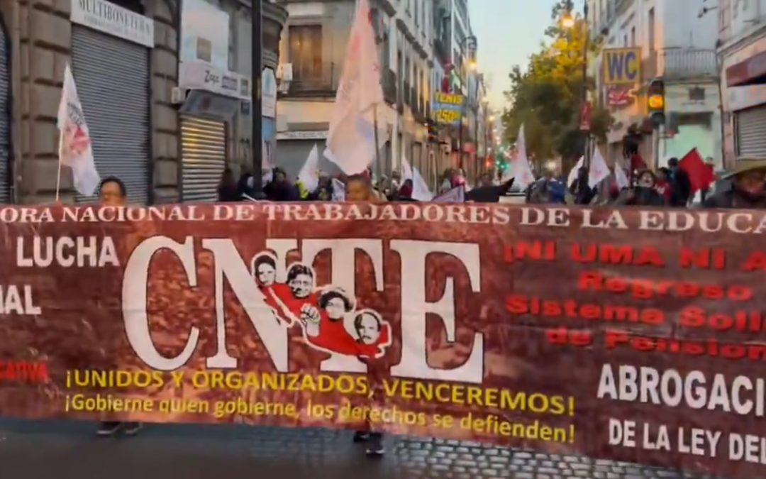Maestros de la CNTE inician protestas en CDMX; estos son los puntos afectados