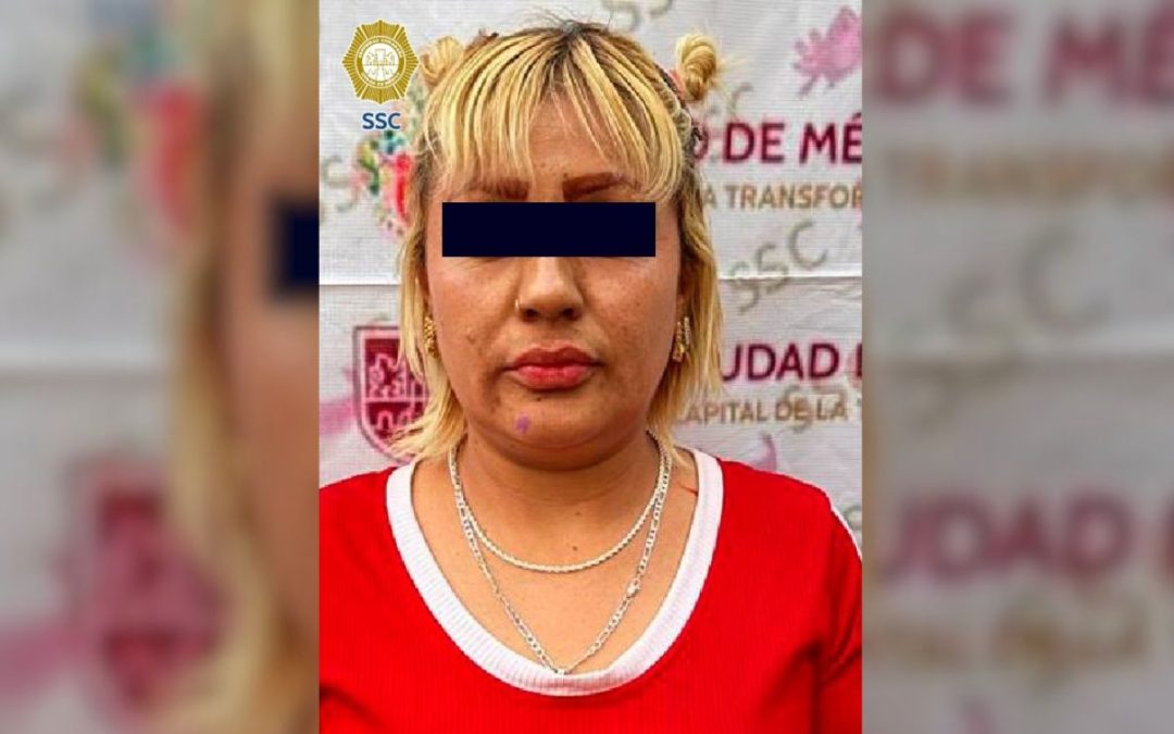 Detienen a extorsionadora de comerciantes de la GAM
