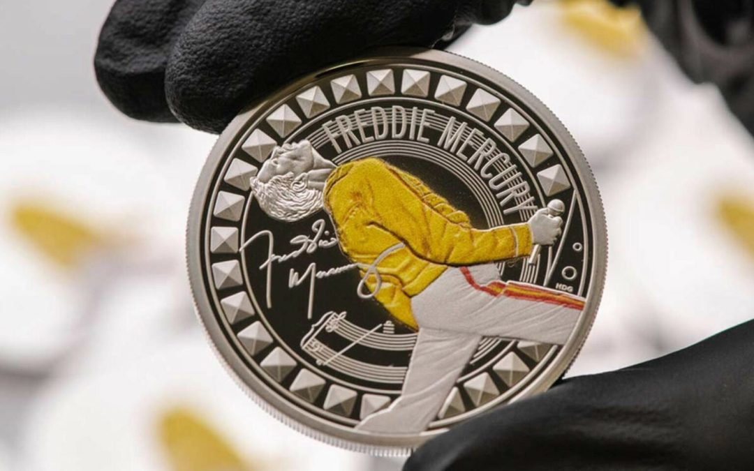 Lanzan moneda conmemorativa de Freddie Mercury por el 40 aniversario de ‘Live Aid’