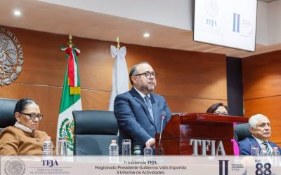Presenta Guillermo Vals su Tercer Informe al frente del TFJA