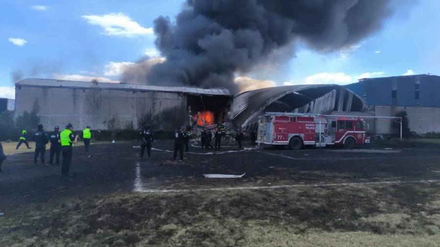 Se desploma jet privado en Toluca; seis personas pierden la vida