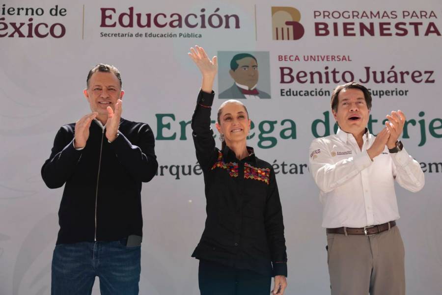 Rechaza la Presidenta a EU como referente para el desarrollo de México.