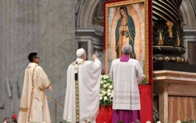 Papa León XIV celebra por primera vez misa en honor a la Virgen de Guadalupe en el Vaticano