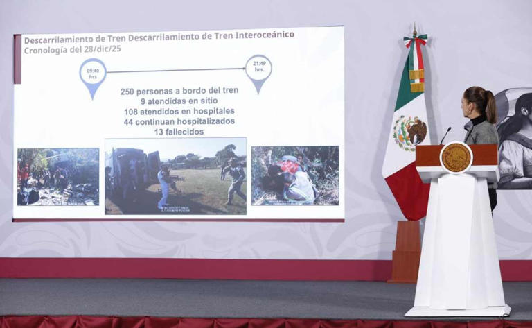 Deberán FGR y ARTF esclarecer causas de descarrilamiento del Tren Interoceanico