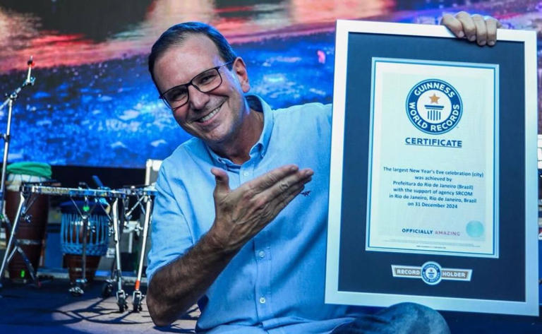 Río de Janeiro obtiene el récord Guinness por organizar la mayor fiesta de fin de año del mundo