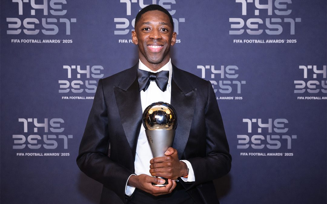Dembelé, premiado con el The Best al mejor jugador de 2025