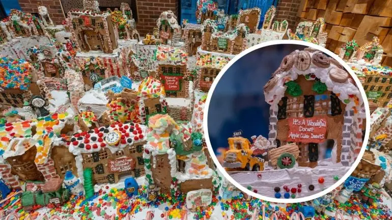 Vuelve a NY el pueblo de galleta de jengibre más grande del mundo
