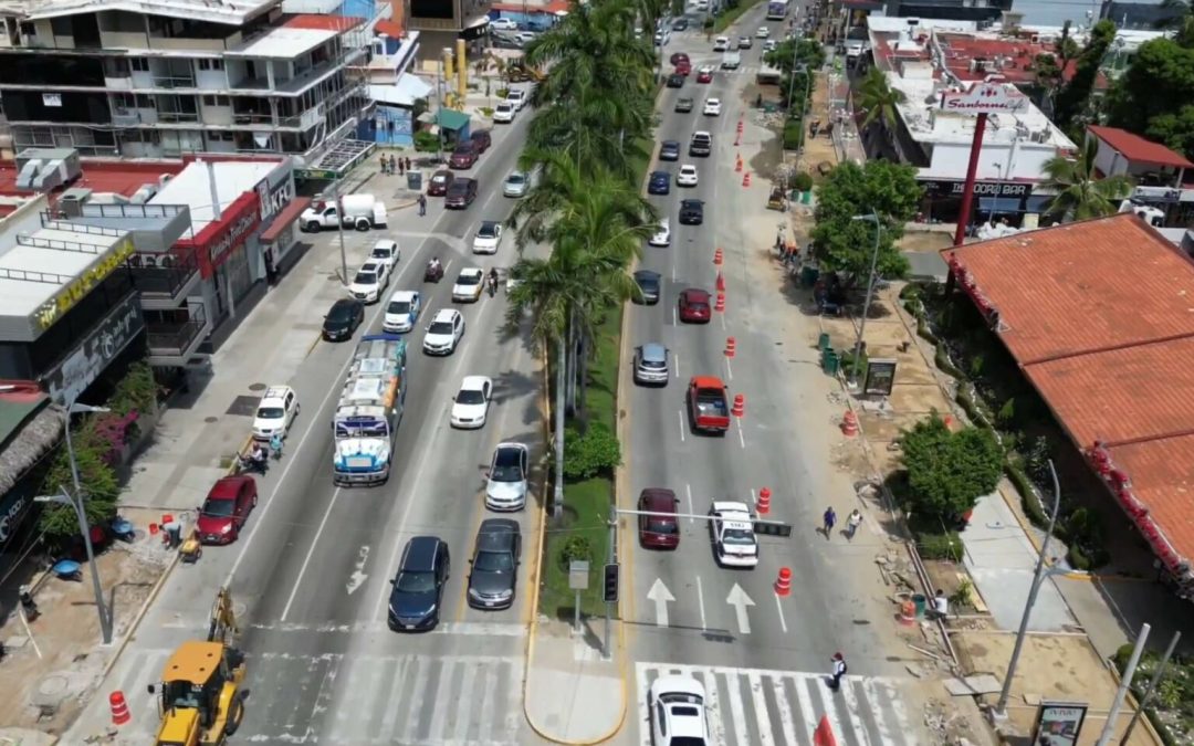 Sheinbaum inaugura rehabilitación urbana de la Costera Miguel Alemán de Acapulco, Guerrero