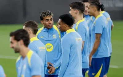 Lamine Yamal ya entrena y quiere jugar la Final de la Supercopa