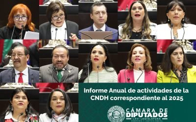 Presenta titular de la CNDH informe anual 2025 en la Comisión Permanente