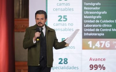 Anuncia IMSS apertura de 6 nuevos hospitales en primer semestre de 2026